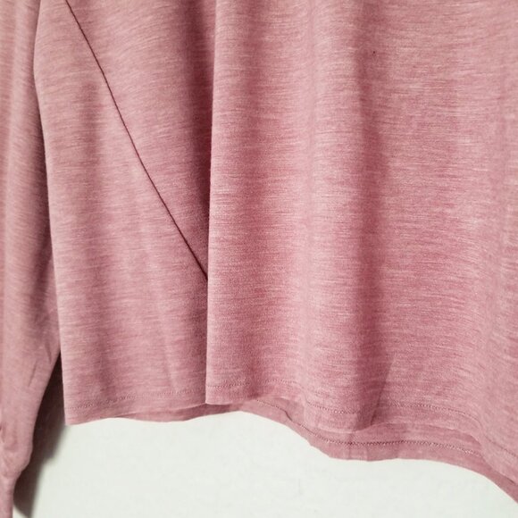 NEW Thrive Societe Long Sleeve Modal Jersey Pullover Top Rose Pink Size S $72 - Picture 12 of 14